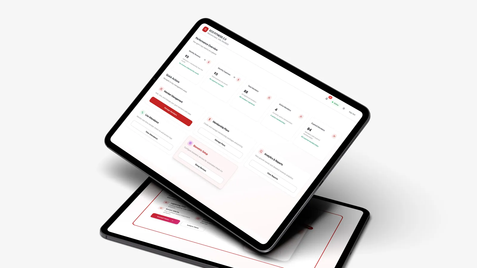 Go Beyond Gym - Multi-tenant SaaS platform by Zaina Solutions